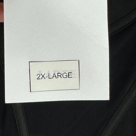 Shades Of Blonde Corset Top Womens Size 2X Black Long Sleeve Mesh Underwire - Picture 8 of 10